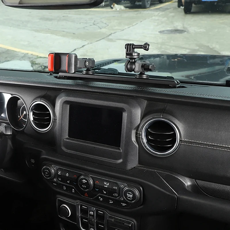 Multi-Mount Dash Phone Holder Camera Mount For Jeep Wrangler JL Gladiator JT 2018-2023 Expansion Stand Accessories