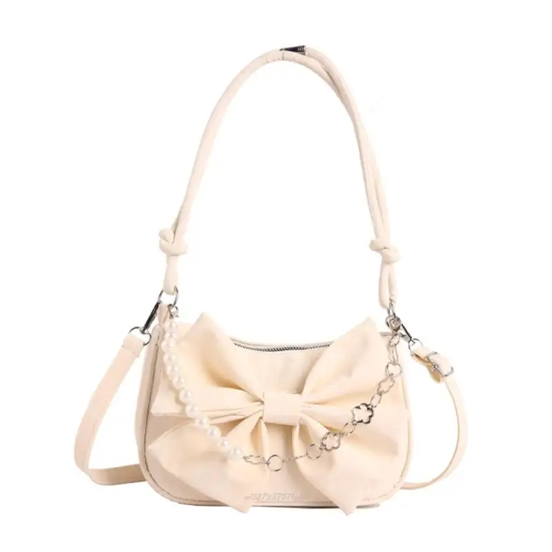 X5XA Practical PU Leather Women's Crossbody Bag Lightweight and Portable with Adjustable Chain Strap Large Space for Belongings