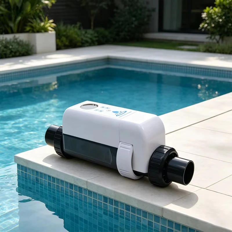 Automatic Salt Chlorinator for Swimming Pool Salt Water Chlorine Generator Smart Control Pool Sanitizing System