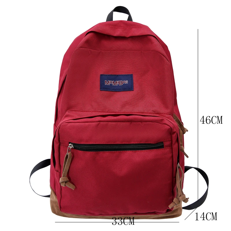 Mochila GRANDE de nailon impermeable para mujer, Bolsa Escolar para adolescentes, estudiantes, Mochila para ordenador portátil, Mochila de viaje