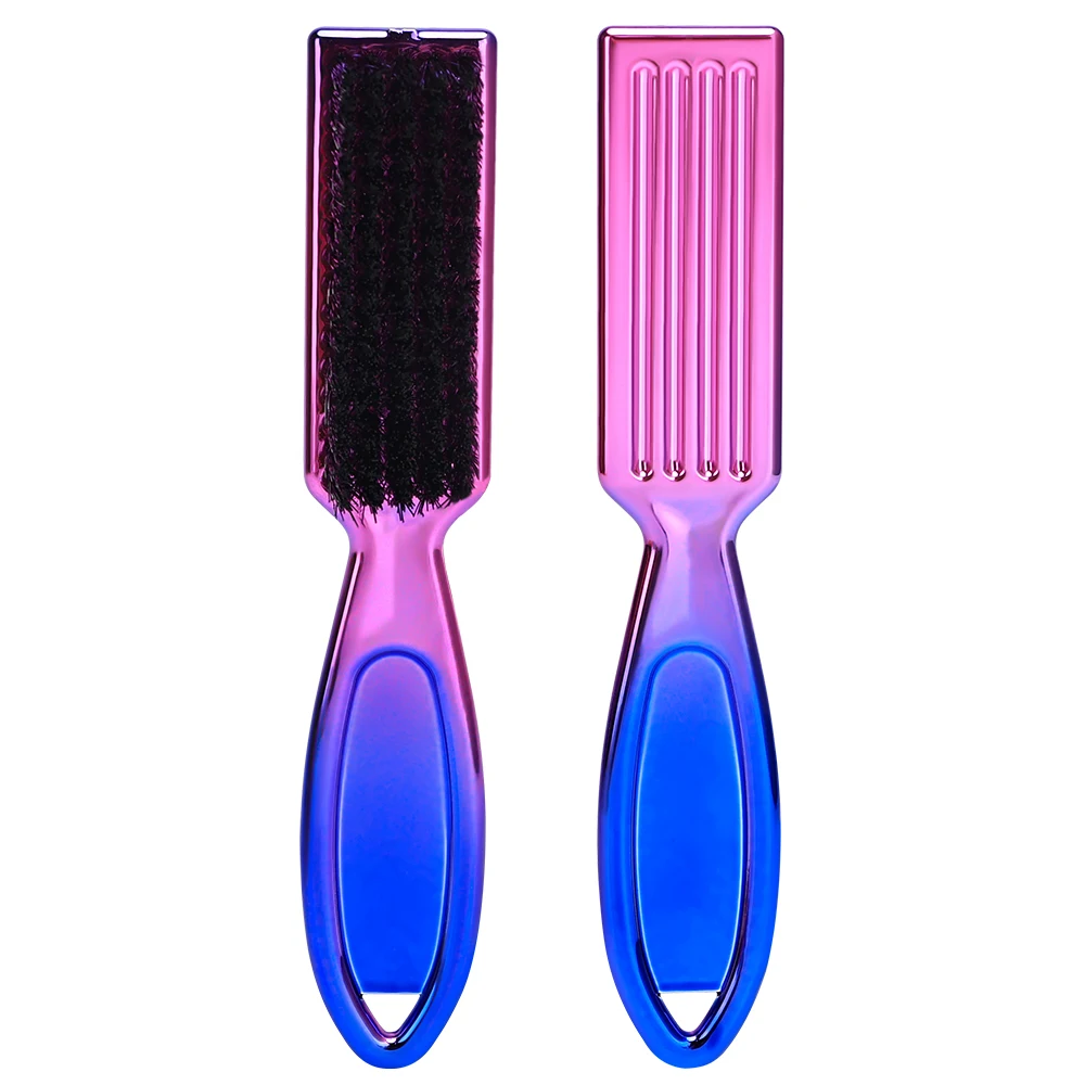 Colorful Barber Neck Face Duster Brush Salon Cutting Cleaning Thumb Hairbrush Hair Sweep Styling Make Tools