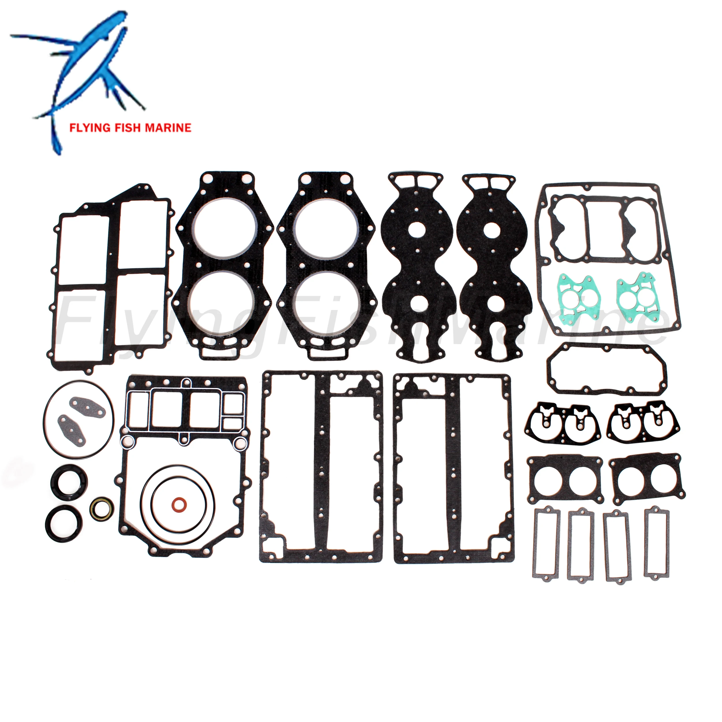 Outboard Motor 6E5-W0001-00/01 6E5-W0001-A3 6E5-W0001-A2/A1/A0 Power Head Gasket Kits for Yamaha V4 100HP 115HP 130HP