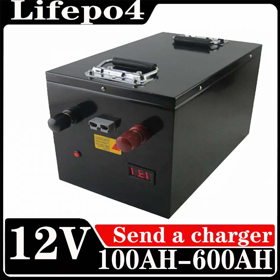 

12V 200Ah 280Ah 400Ah 24V 100Ah 200Ah 48v 50Ah LiFePO4 Lithium Battery with BMS for Home Energy Storage Solar RV Camping