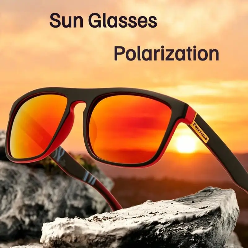 Polarized Sports Sunglasses for Men Women UV Protection Shades for Baseball Running Cycling Fishing Golf