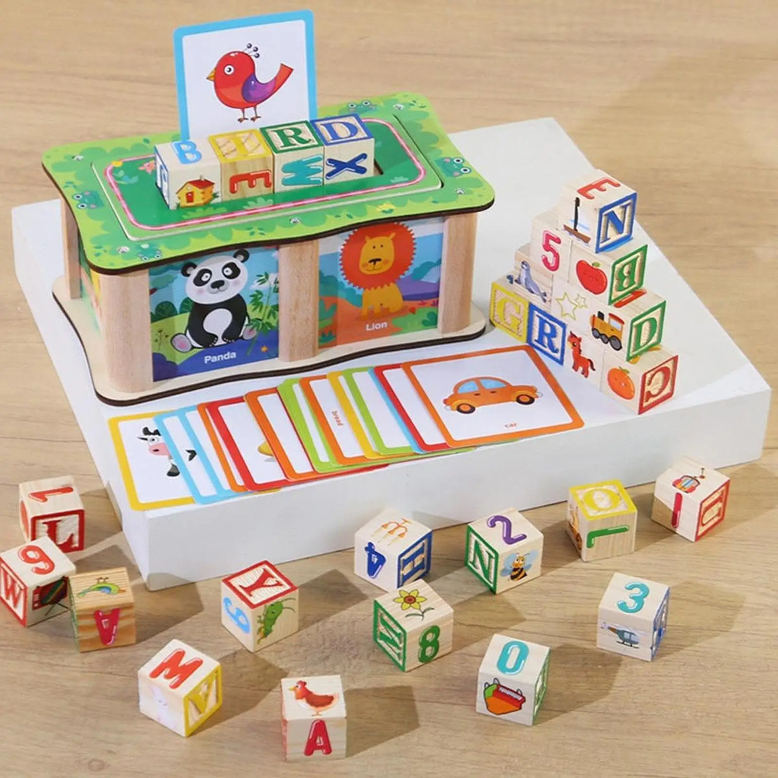 Jeu de Lettres Assorties, Carte Flash de Lecture pour Enfant de 3, 4 et 5 Ans