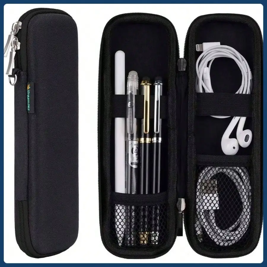 小さな鉛筆ホルダー 鉛筆、ハードペン エグゼクティブ万年筆、ボールペン - ブラック