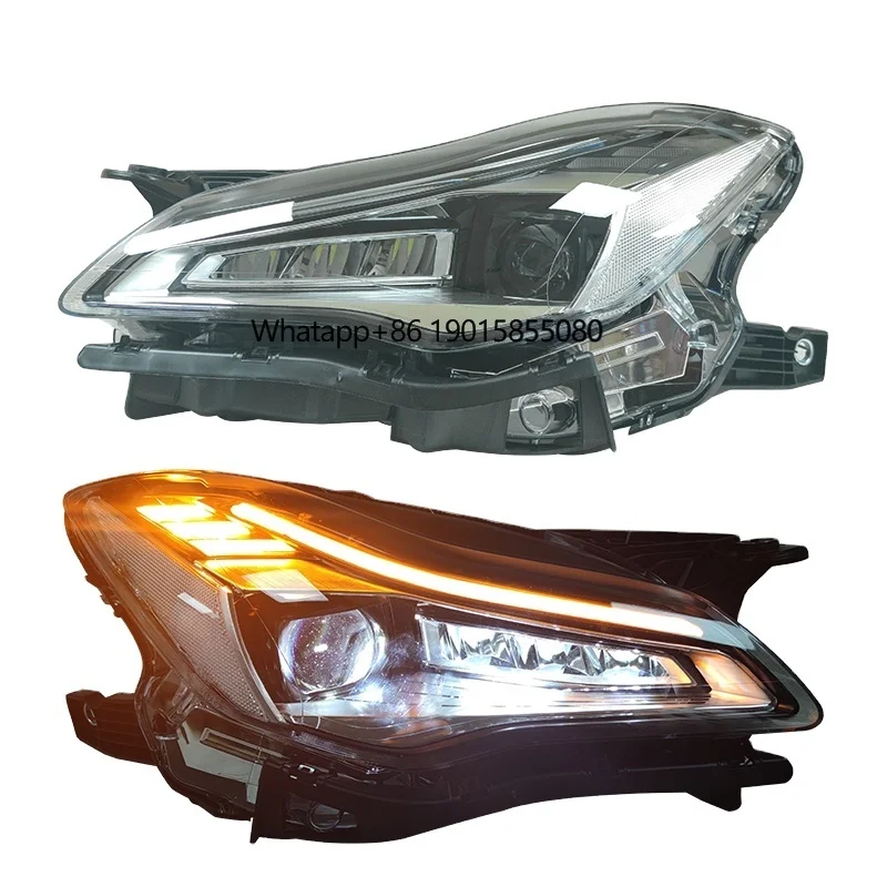 

For 2013-2017 Maserati Quattroporte Headlight Assembly Modified and Upgraded New Matrix LED Daytime Running Light Headlight
