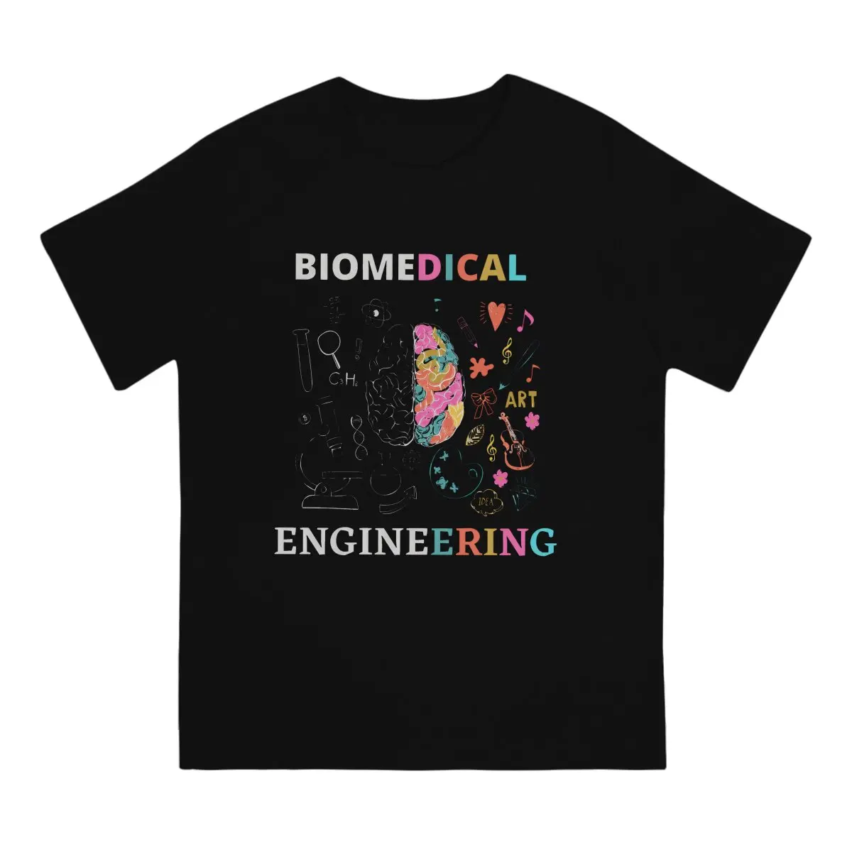 Biomedical Engineering O Neck TShirt Chemistry Physics Math Fabric Classic T Shirt Men Tops Fashion Hot Sale