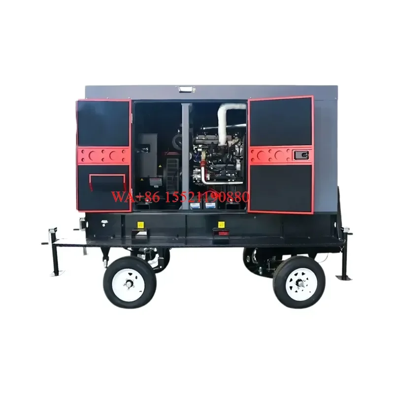 WMWMNU for Hot Mini Portable Diesel Generator Set 30kva Mobile Generator Construction Electric Diesel Generator Three Phase