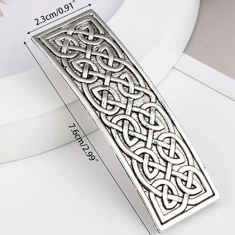 Nordic Culture Hairpin Retro Classic Style Celtic Spring Clip Norwegian Disc Hair Accessories