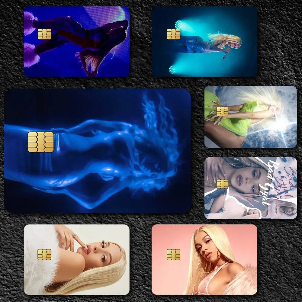 Singer B-Bad G-Gyal Credit Card Skin Stickers for Bank Card Bus Metro Card Sticker Waterproof Gift