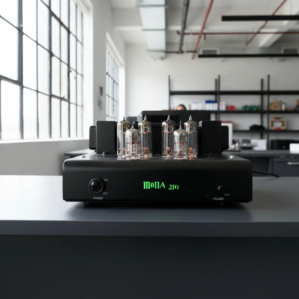 

M210 Portable Mini HiFi Amplifier for Home Audio in Bedroom or Study Room Made of Durable Aluminium