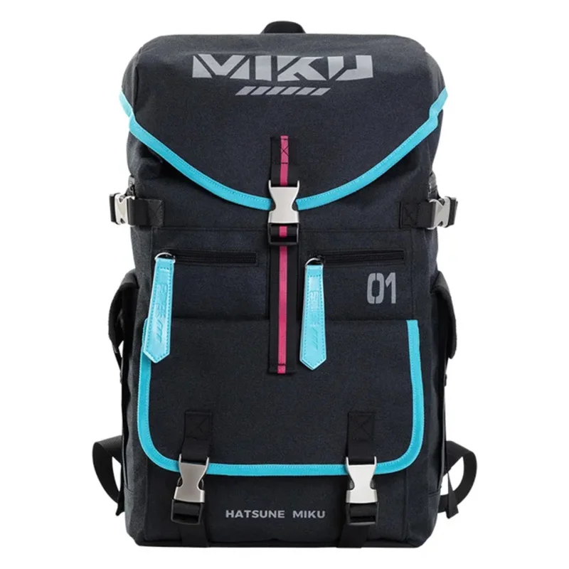 waq31 Moeyu Anime Vocaloid Backpack School Shoulder Bag Miku Cosplay Men Student Laptop Travel Hiking Casual Rucksack 2025 New