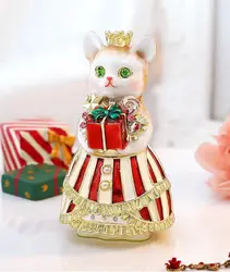 Wedding Ring Box Gift Princess Cat Carriage Jewelry Box Necklace Earrings Ring Box Crown Jewelry Box