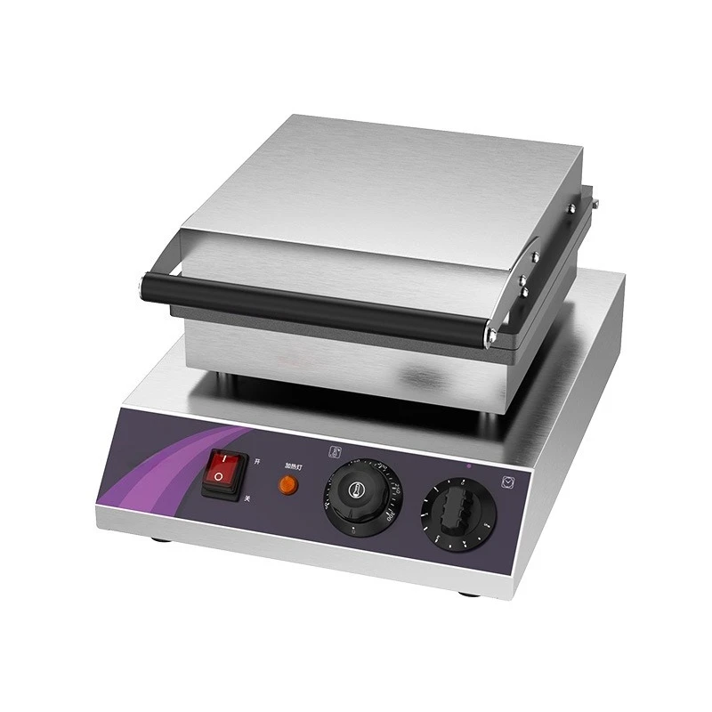 Commercial pancake machine, Teflon coated, double-sided constant temperature multi-compartment thickened baking machine