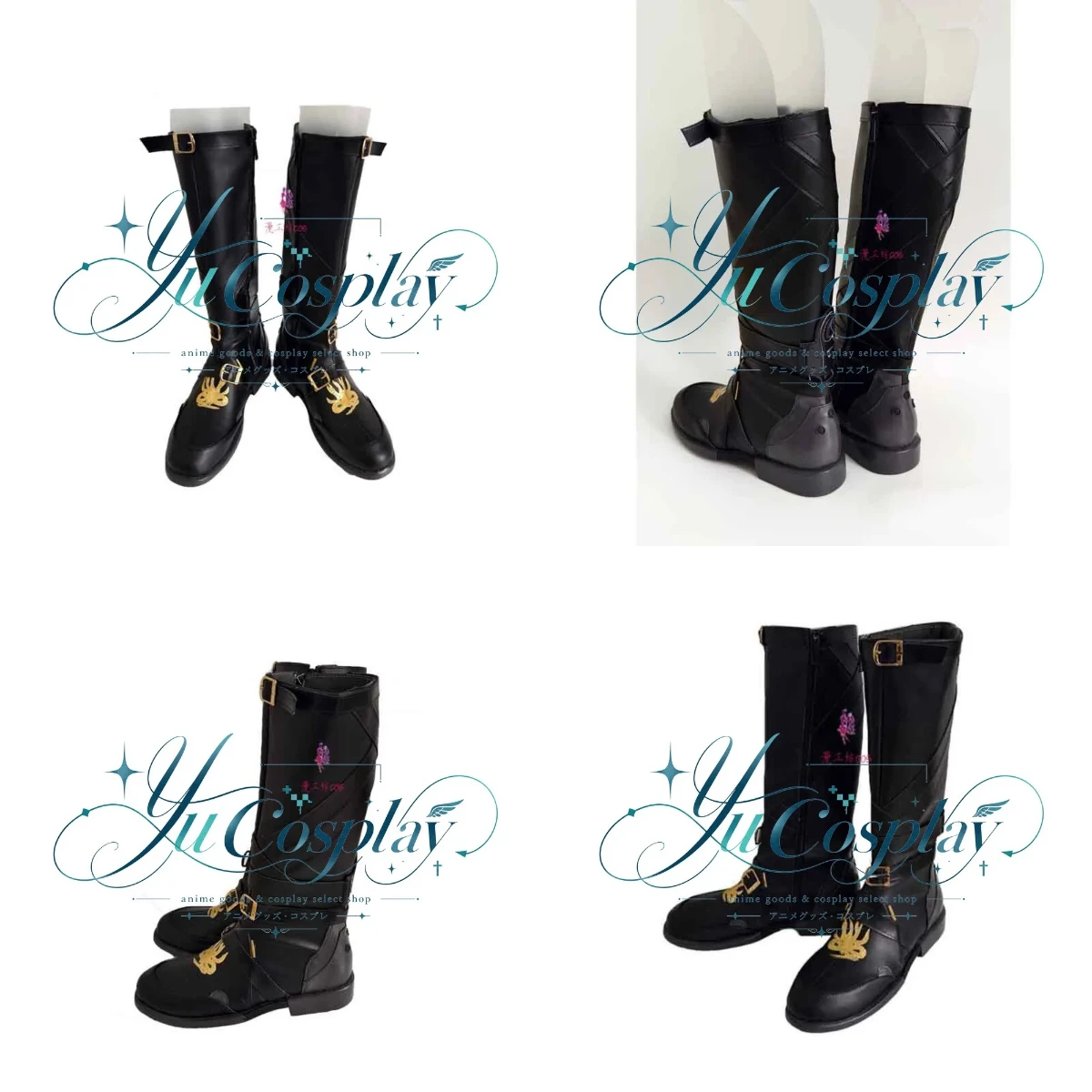 Wuthering Waves Jinhsi Calcharo Cosplay Shoes Custom Game Character Boots Expo Costume Footwear