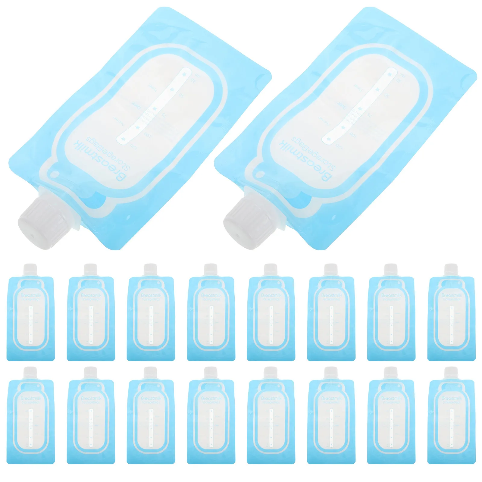 22pcs-breast-milk-storage-bags-self-standing-large-capacity-pump-bags-breastfeeding-milk-storage-reusable-measuring