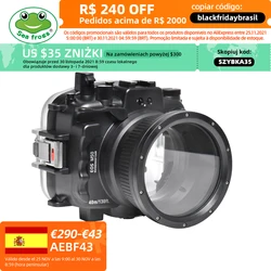 Seafrogs waterproof housing For Canon EOS M50 18-55mm/22mm Camera Waterproof Housing Case 40m 130ft Underwater Photography