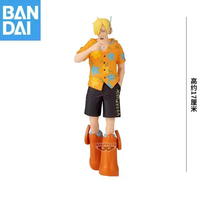 En Stock genuino Bandai Namco Banpresto One Piece Sanji The Ver Egghead Pvc coleccionista adorno de escritorio figura modelo juguete para regalo