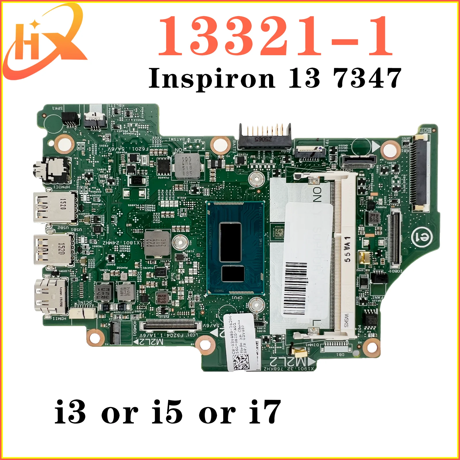 13321-1 Mainboard For Dell Inspiron 13 7347 Laptop Motherboard i3 i5 i7 4th Gen