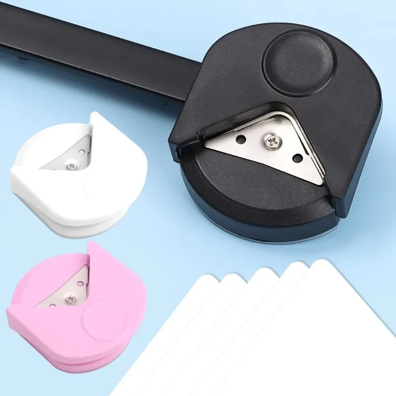 Mini Portable Corner Rounder Paper Punch Card Photo Cutter Machine Paper Trimmer DIY Craft Scrapbooking Tools School Supplies