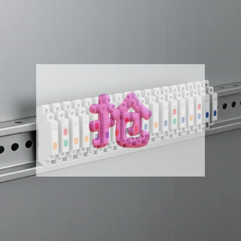 

1Pcs 24V 220V AC/DC Track Type Signal Lamp JD9 Din Rail Indicator Light Tri-color Dual Color Light Red Green Yellow