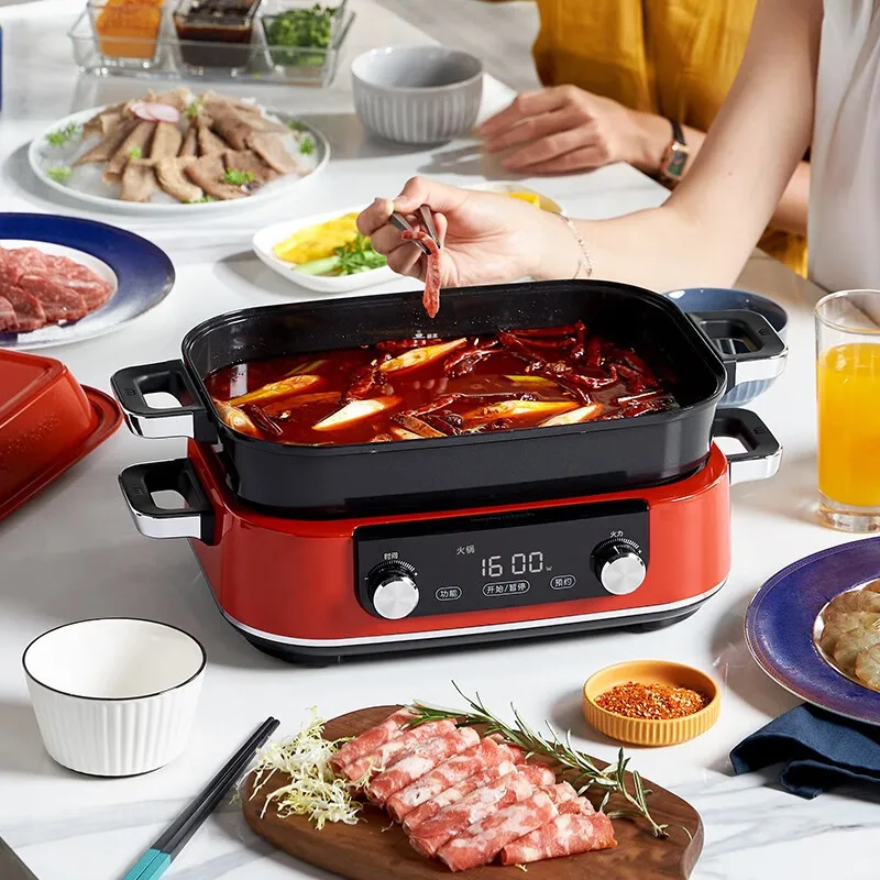 Olla caliente eléctrica de segunda generación, olla multifunción mejorada MR9099 estándar de 5L