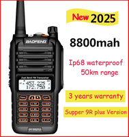 2025 Baofeng UV 9R plus Upgrade uv9r 40 km 50km walkie talkie 18W hf transceiver vhf uhf ham radio long range CB radio station