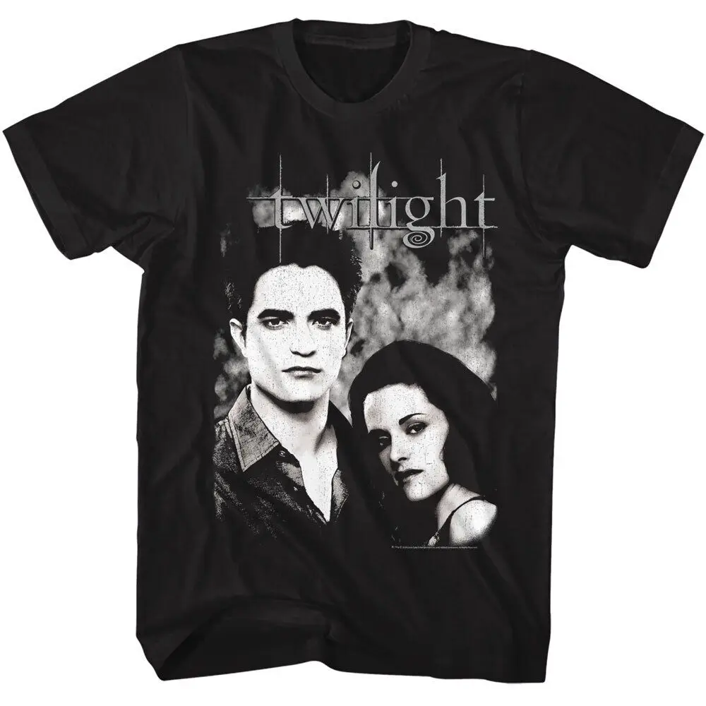 

Twilight Movie Saga T-Shirt Edward and Bella in Love Licensed Black Cotton