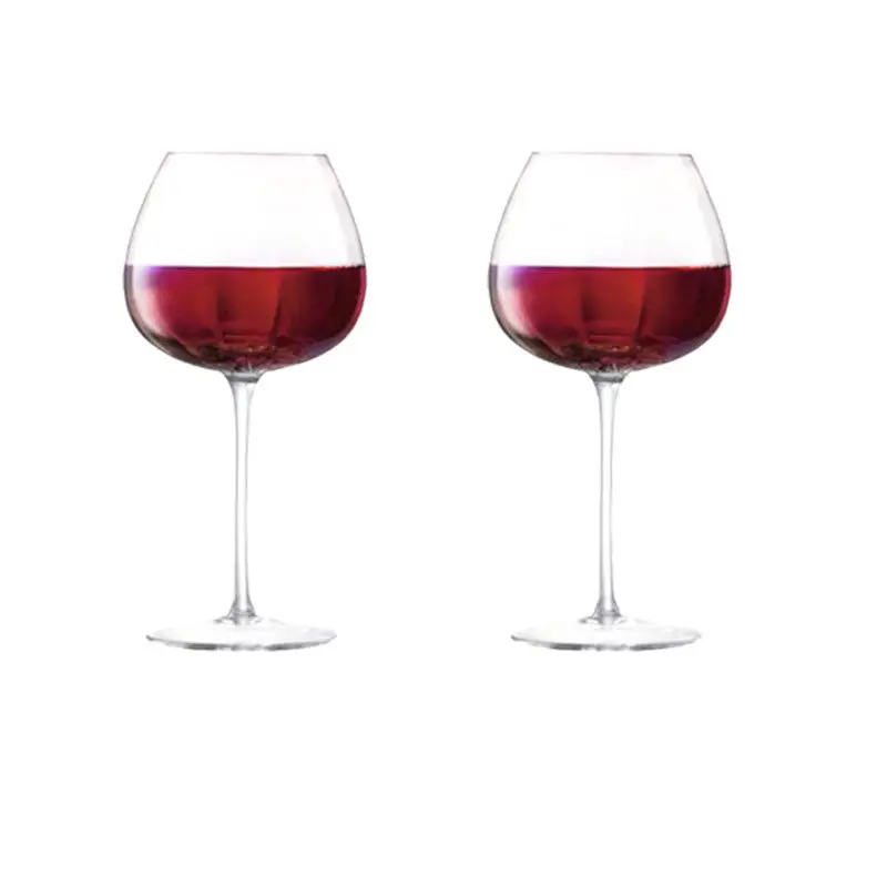 Pumpkin Texture Red Wine Glass European Crystal Glass Goblet Modern Simplicity Household Creative 430ml Geometric Wine Decanter