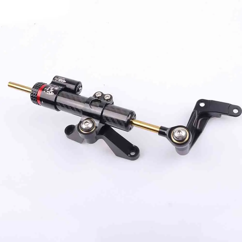 ZX-6R 2023 2024 Motorcycle Steering Damper Stabilizer & Bracket Mount Kit For Kawasaki Ninja ZX-6R ZX6R 636 2