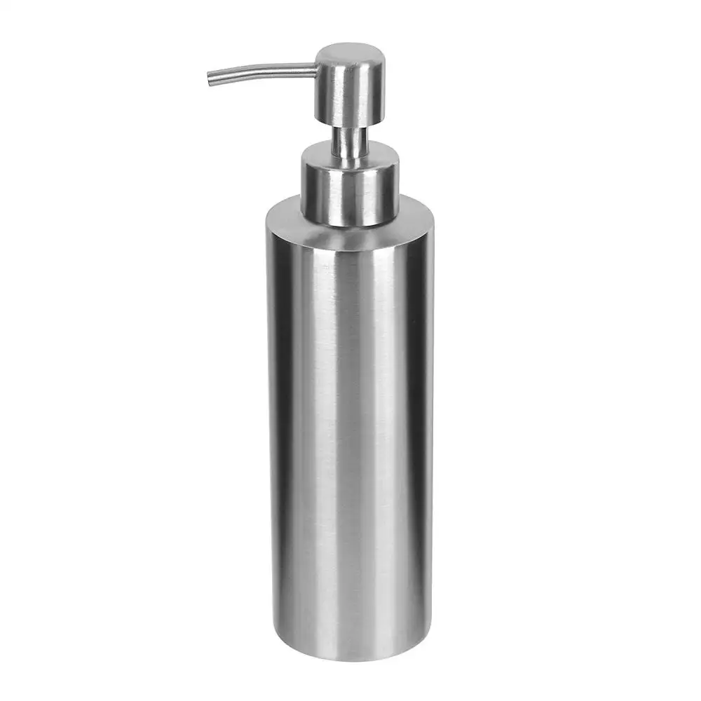 Liquid soap dispenser bottle gel bottle 304 stainless steel Kitchen Bathroom Lotion Pump 250ml/350ml/550ml Hand Soap Dispenser