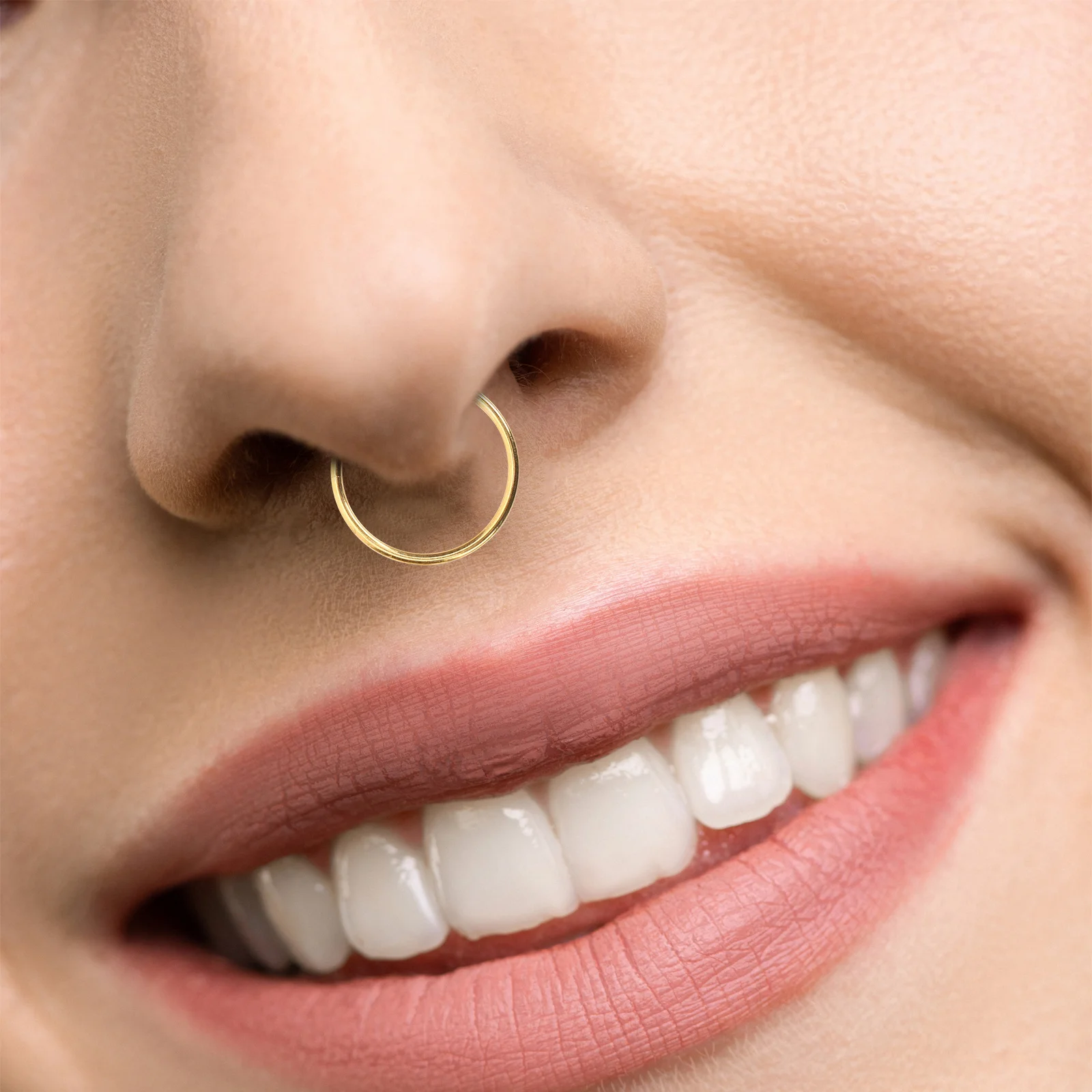 

8Pcs Nose Rings Hoops Spiral Design Comfortable Daily Wear Stainless Steel Nose Piercing Jewelry for Women Girls