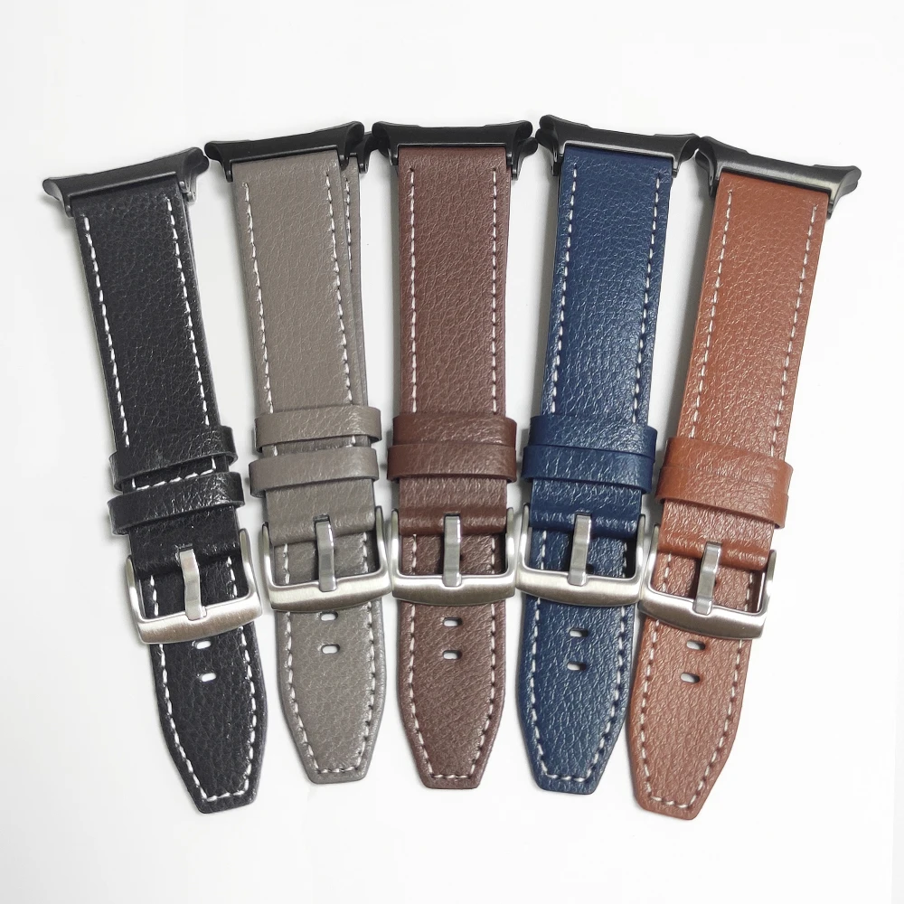 Cinturino in pelle vintage per Samsung Galaxy Watch 7 Ultra 47MM cinturino di ricambio cinturino Galaxy Watch 7 Ultra cinturino Correa