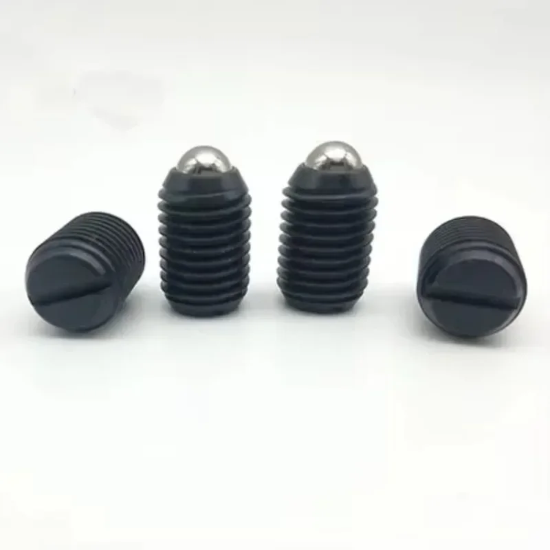

IHOLkwKc 5pcs M3 Spring positioning bead Slotted slot Ball plunger Wave beads screw Carbon steel bolt 5mm-10mm Length ZC103-1