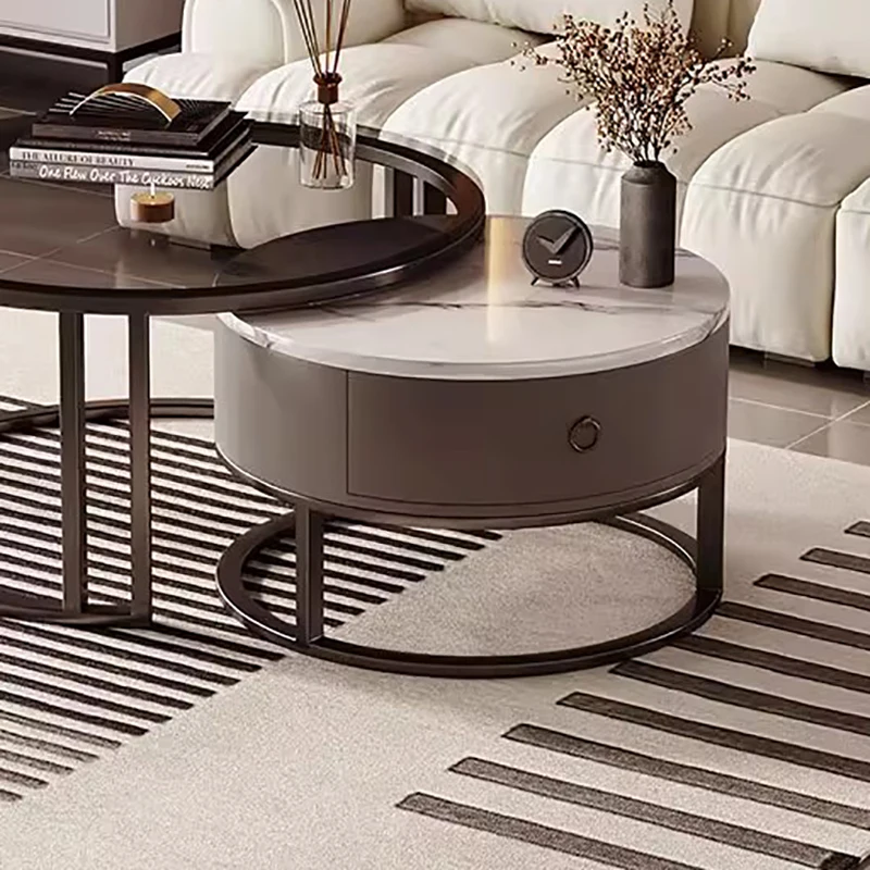 Design Luxury Coffee Table Makeup Funky Elegant Liftable Floor Glass Table Center Mesas Pegables Portatil House Furniture