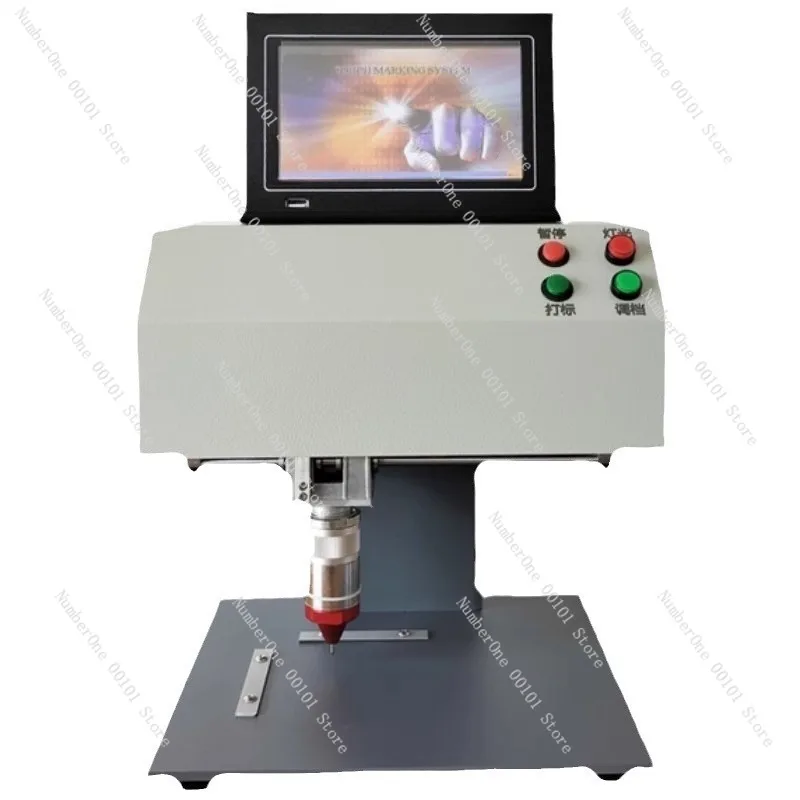 Pneumatic Laser Labeling Machine,Desktop Portable Metal Marking Device,Stainless Steel Label Printer and Inkjet Coding Machine