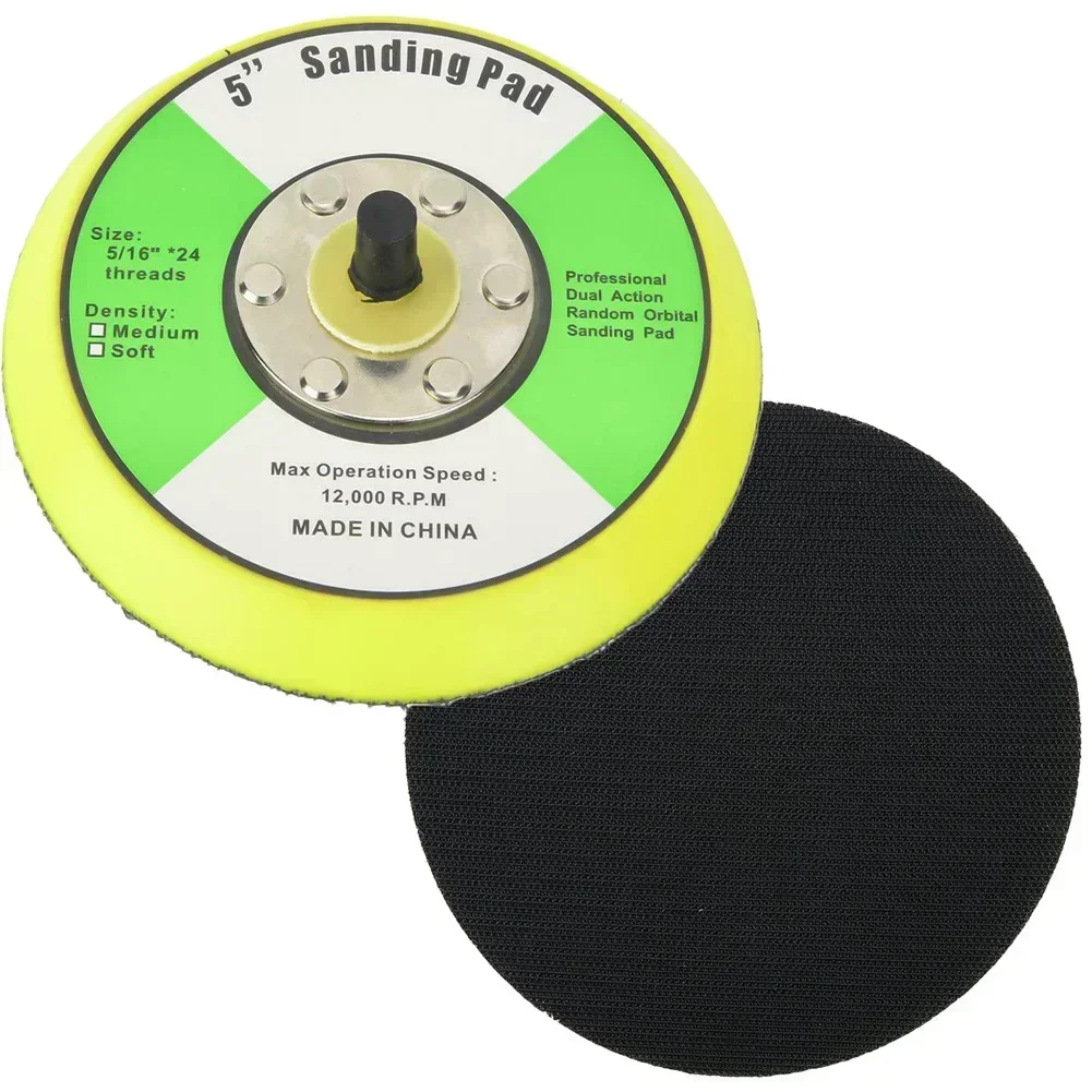 1pc 5inch 125mm Sanding Pad Plate 5/16\