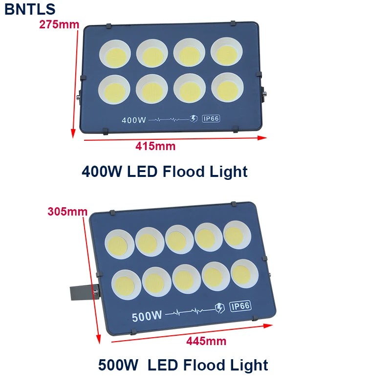 Imagem -06 - Holofote de Led Lâmpada de Alta Potência para Projetão Iluminação para Exterior Luz de Inundação 100w 200w 300w 400w 500w