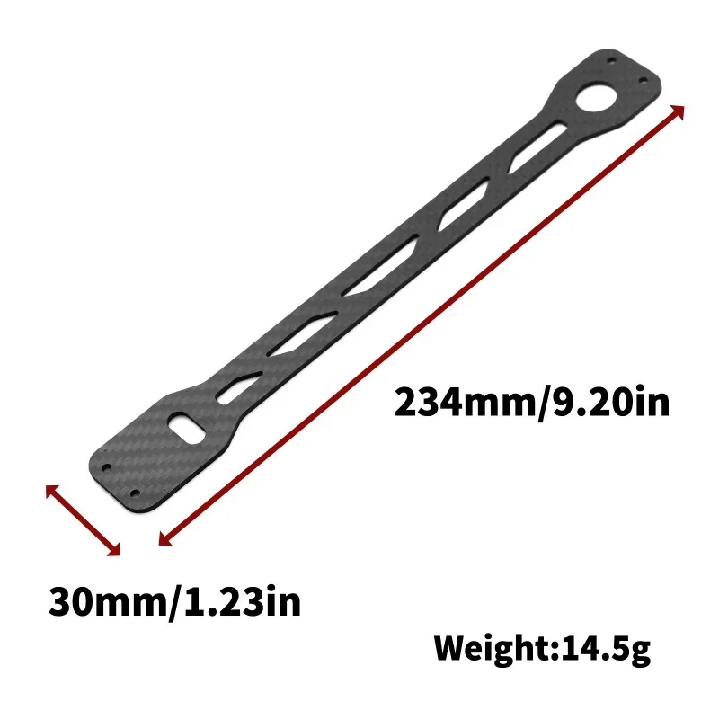 

Carbon Fiber Second Floor Board Plate for Tamiya TT02 TT02B TT-02 TT-02B 1/10 RC Car Upgrade Parts Accessories