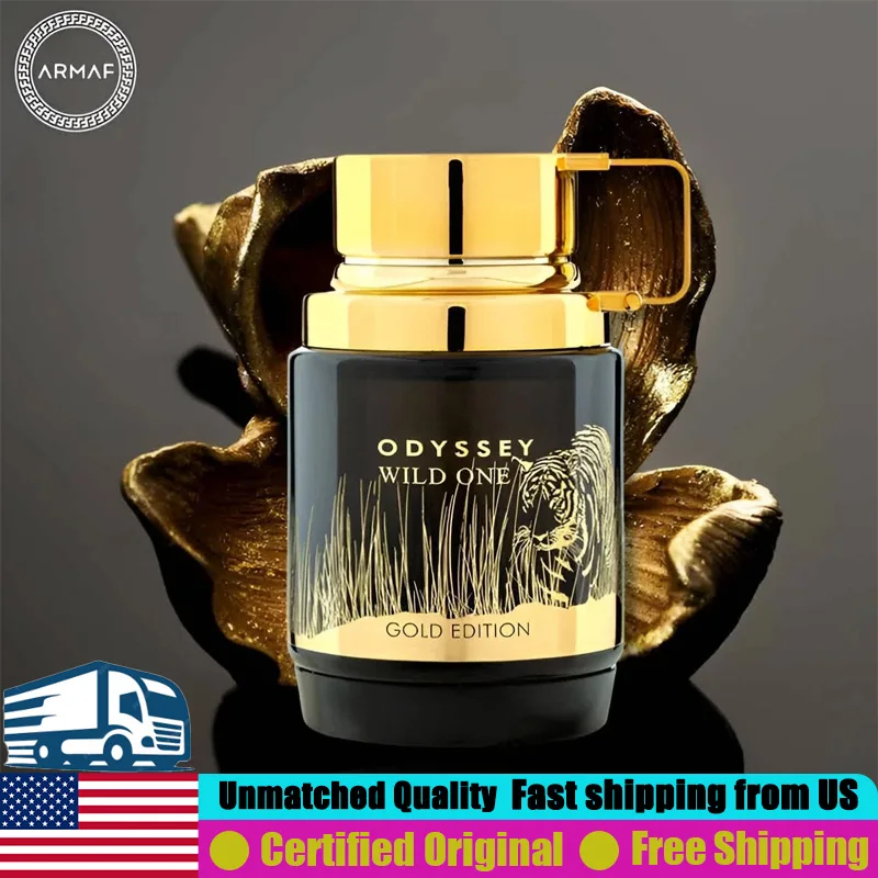 

Armaf Odyssey Wild One Gold Edition Eau de Parfum 3.4 Oz Premium Arabian Perfumes 100ML Long-Lasting Woody Spicy Cologne for Men