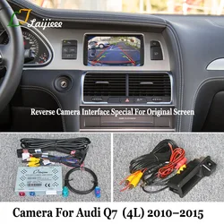 Front Rear View Camera Kit For Audi Q7 4L 2010~2015 Original Screen / Plug and Play HD Night Vision Parking Aid Reversing Camera