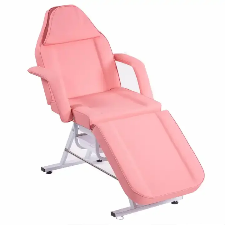 

Multi Functional Bed Massage Bed Comfortable Facial Massage Bed Configuration, Material Table, pink Massage Table