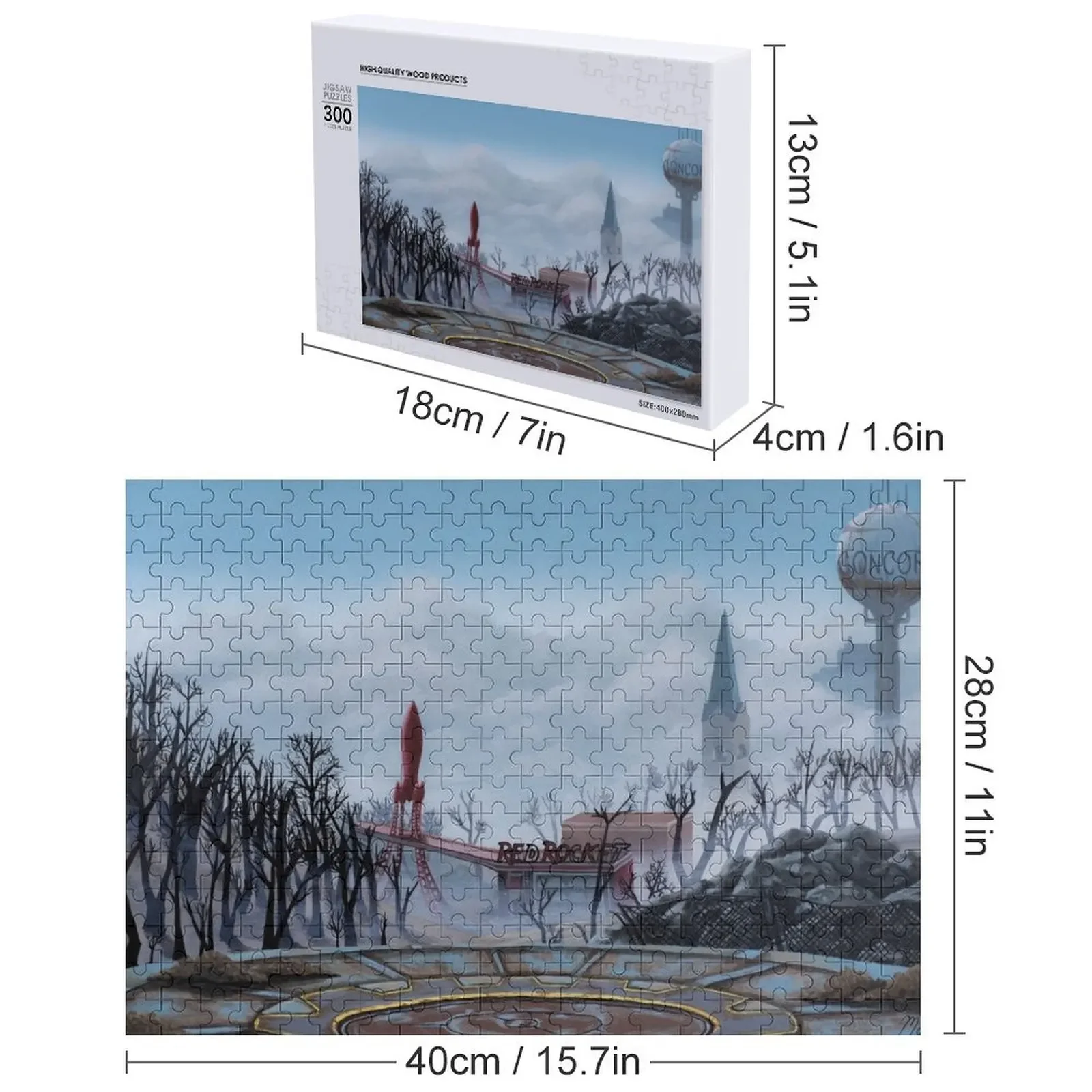 Puzzle z zniszczonym światem, spersonalizowany prezent ze zdjęciem, personalizowane imię, puzzle z imieniem