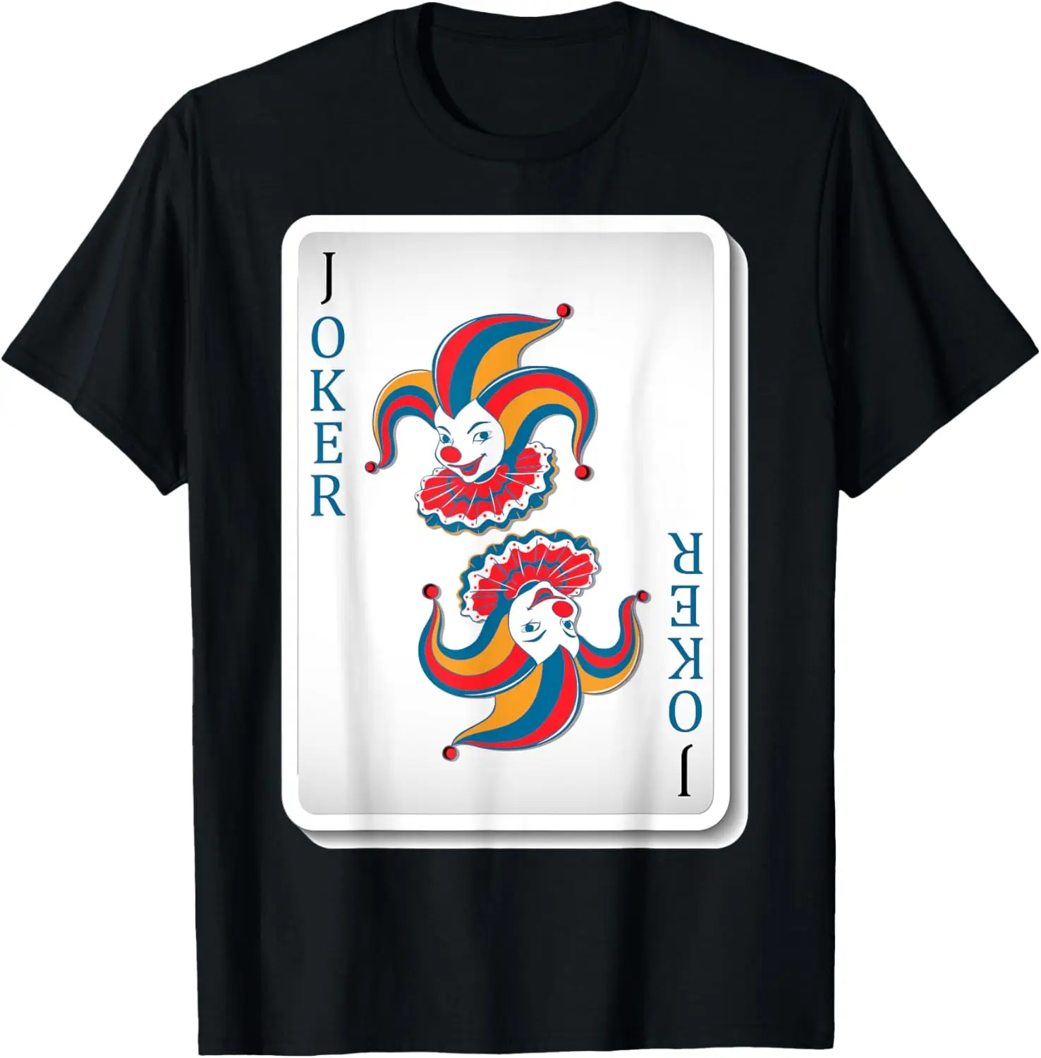 Joker Jester Poker playing Card Funny T-Shirt