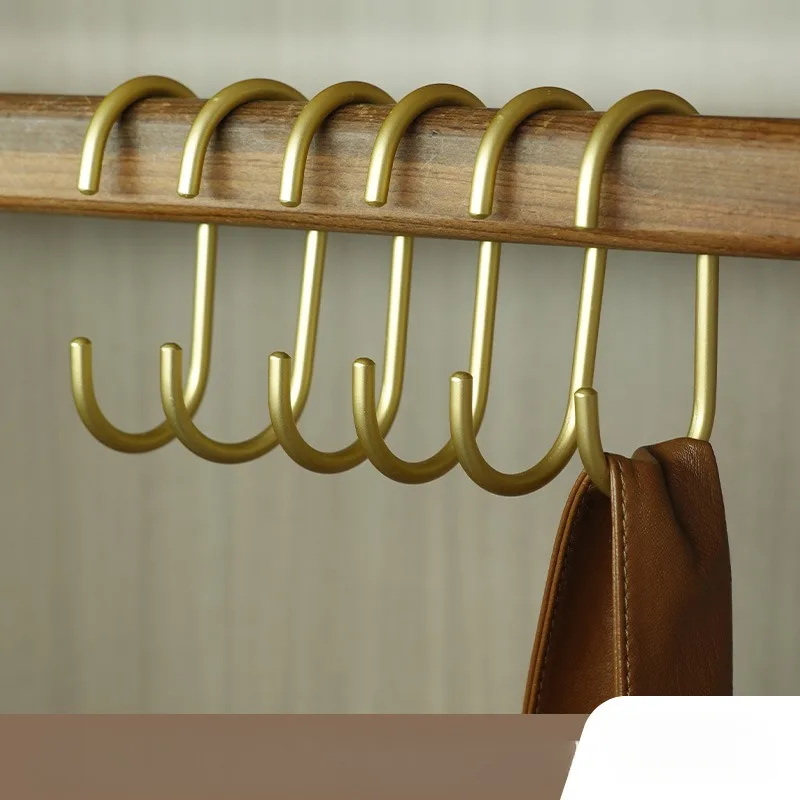 

Wholesale S-Shape Hook Hanging Scarf Rack Clothes Bag Hanger Closet Organizer S Shaped Drying Hooks Multifunction Storage Hanger