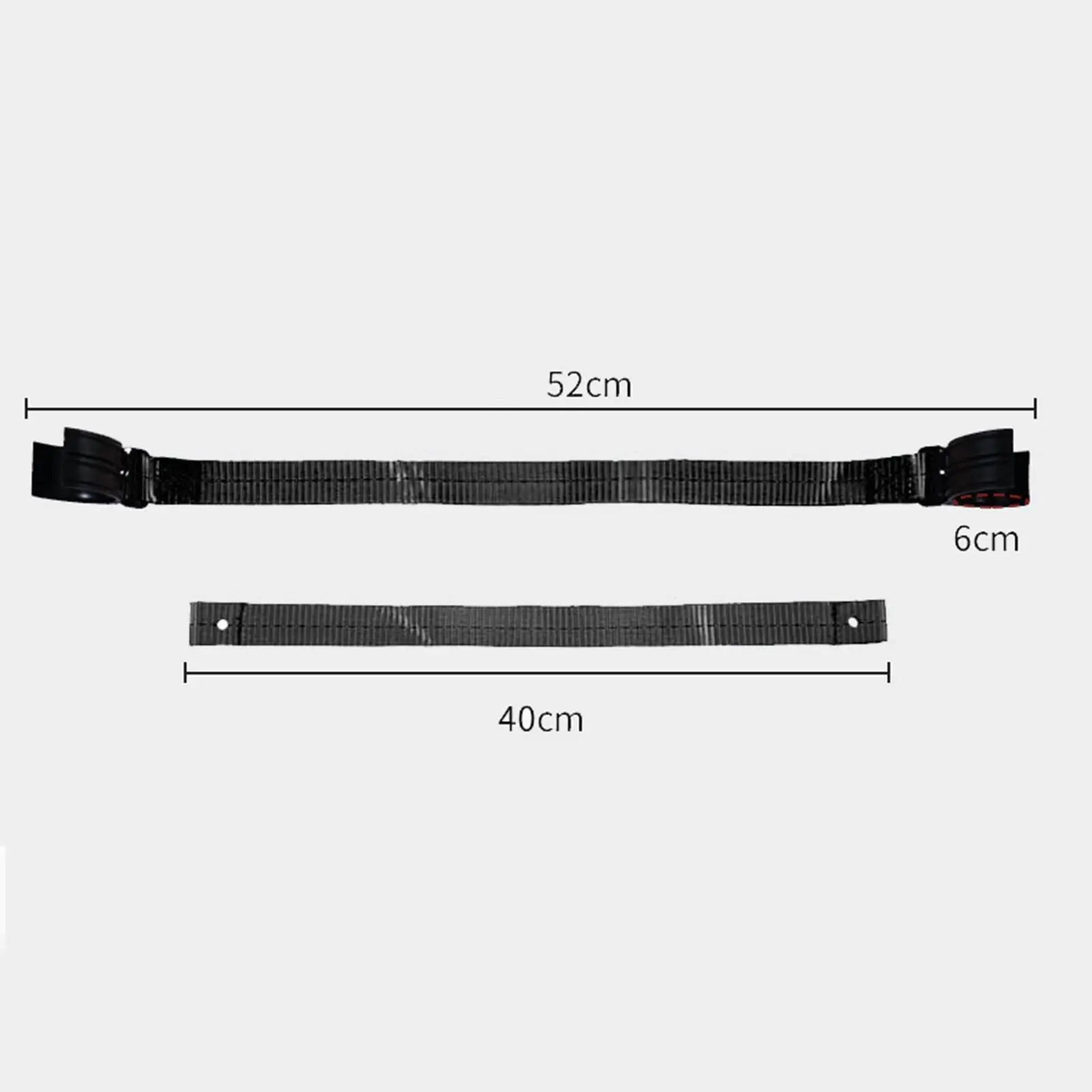 สายพานดึงรถจักรยานยนต์ Universal Nylon สําหรับเบาะหลัง Motocross 52cm