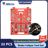 Hikity 22pcs Brake Caliper Tool Heavy Duty Brake Caliper Compression Tool Caliper Piston Tool for Brake Pad Replacement Reset