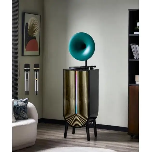 Modern vinyl record player art Nordic light luxury home living room Bluetooth audio Internet celebrity phonograph ornament