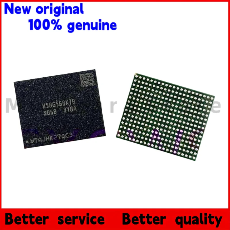 

1 шт./100% новый H58G56BK7B-X068 LPDDR5 32G 315 шариков черный пластиковый корпус